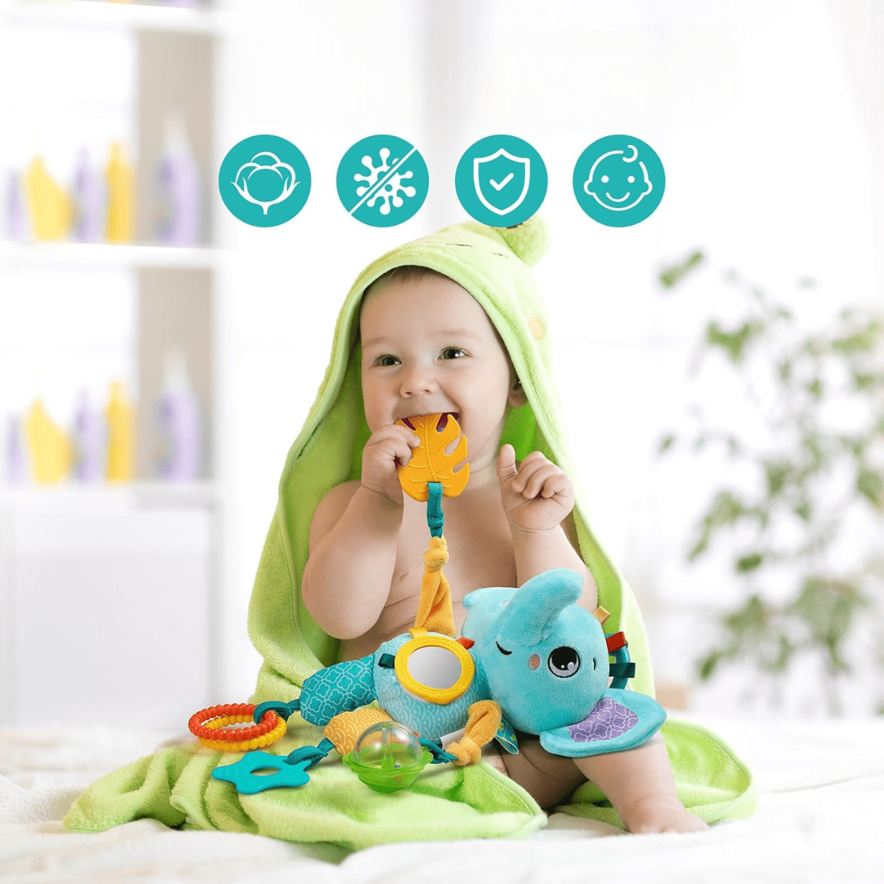 Jouet d'Éveil - SoftHangingToy™ - Elephant - Bebeworld