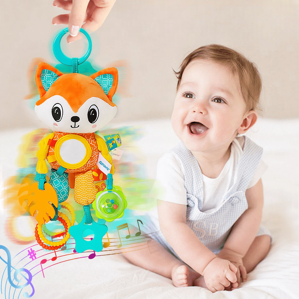 Jouet d'Éveil - SoftHangingToy™ - Renard - Bebeworld