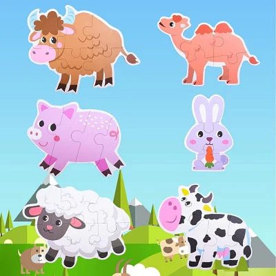 Puzzle Montessori - BabyPuzzle™ - Bétail - Bebeworld