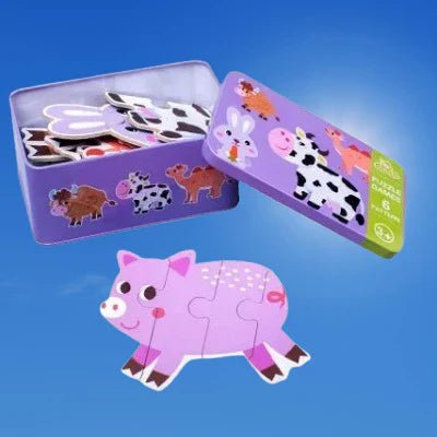 Puzzle Montessori - BabyPuzzle™ - Bétail - Bebeworld