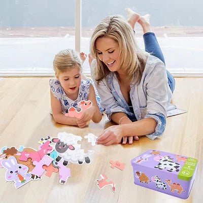 Puzzle Montessori - BabyPuzzle™ - Bétail - Bebeworld